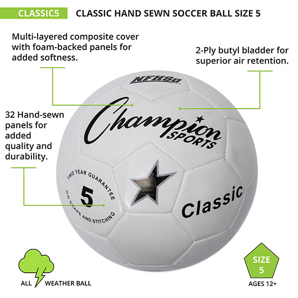 Soccer Ball Size Chart