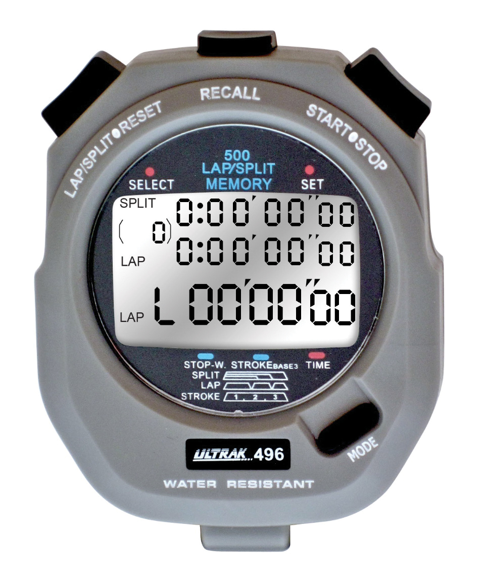 Ultrak 496 500 Memory Stopwatch
