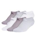 Adidas Cushioned Sock 6pk No-Show Womens Mutli Adidas Cushioned Sock 6pk No-Show Womens Mutli