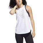 Adidas Tech Badge Tank Womens WH Adidas Tech Badge Tank Womens WH