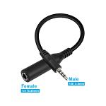 1/4 mono to 1/8 stereo adapter