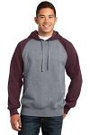 Sport-Tek Raglan Colorblock Pullover Hooded Sweatshirt Sport-Tek Raglan Colorblock Pullover Hooded Sweatshirt
